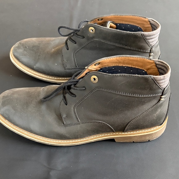 Rye Black Leather Chukka Boots Men’s Size 10.5 Casual Lace Up Ankle Boots main image 9